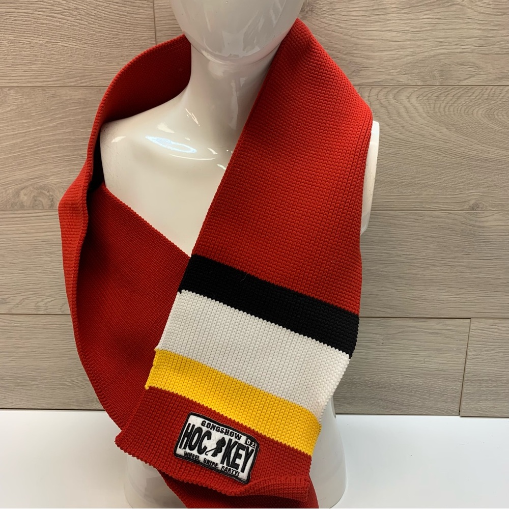 Gongshow Calgary Flames Coloured Scarf
